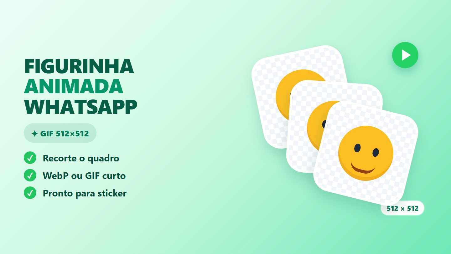 Figurinha animada WhatsApp online