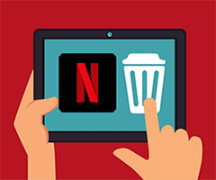 Cancelar assinatura ou excluir conta Netflix